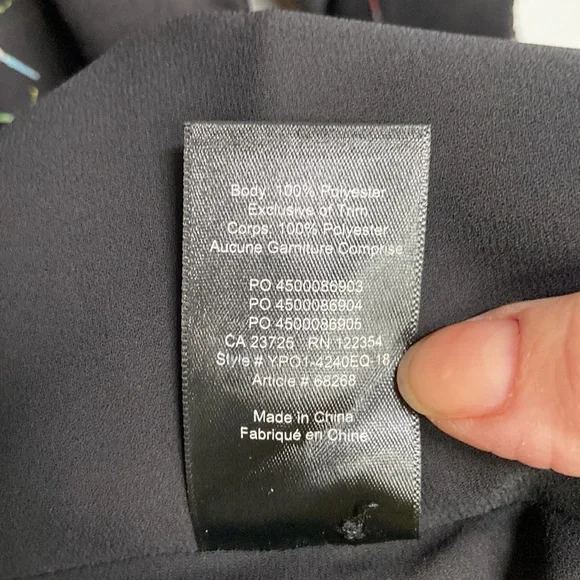 Aritzia Babaton Black Floral Quincey Jacket Size XXS - Picture 9 of 10